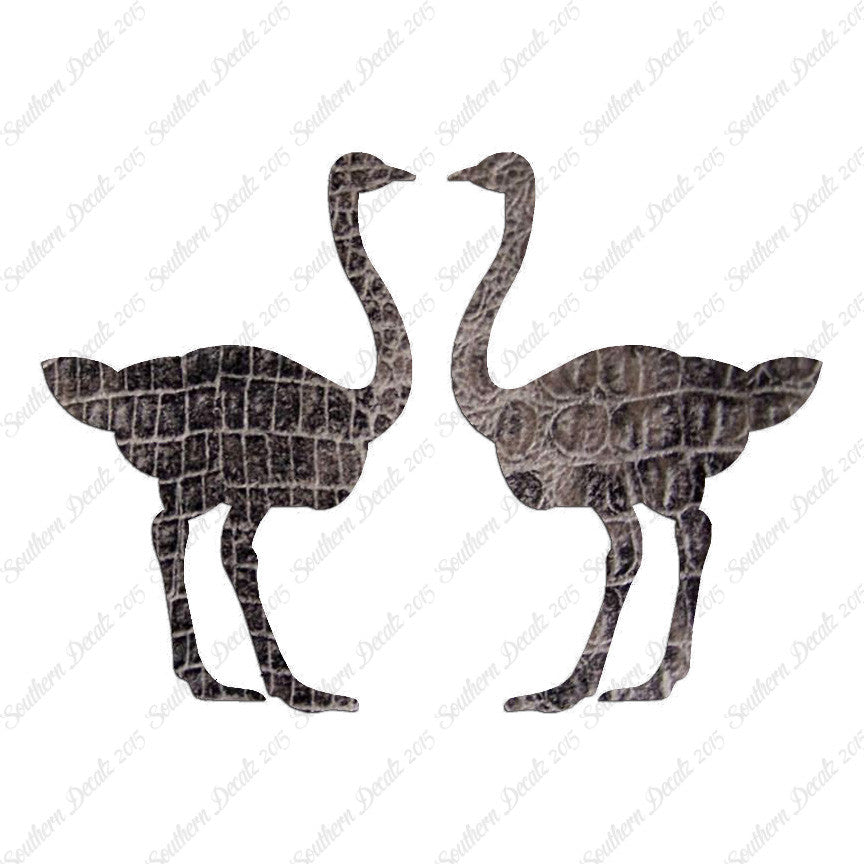 Pair Of Ostrich Ostriches