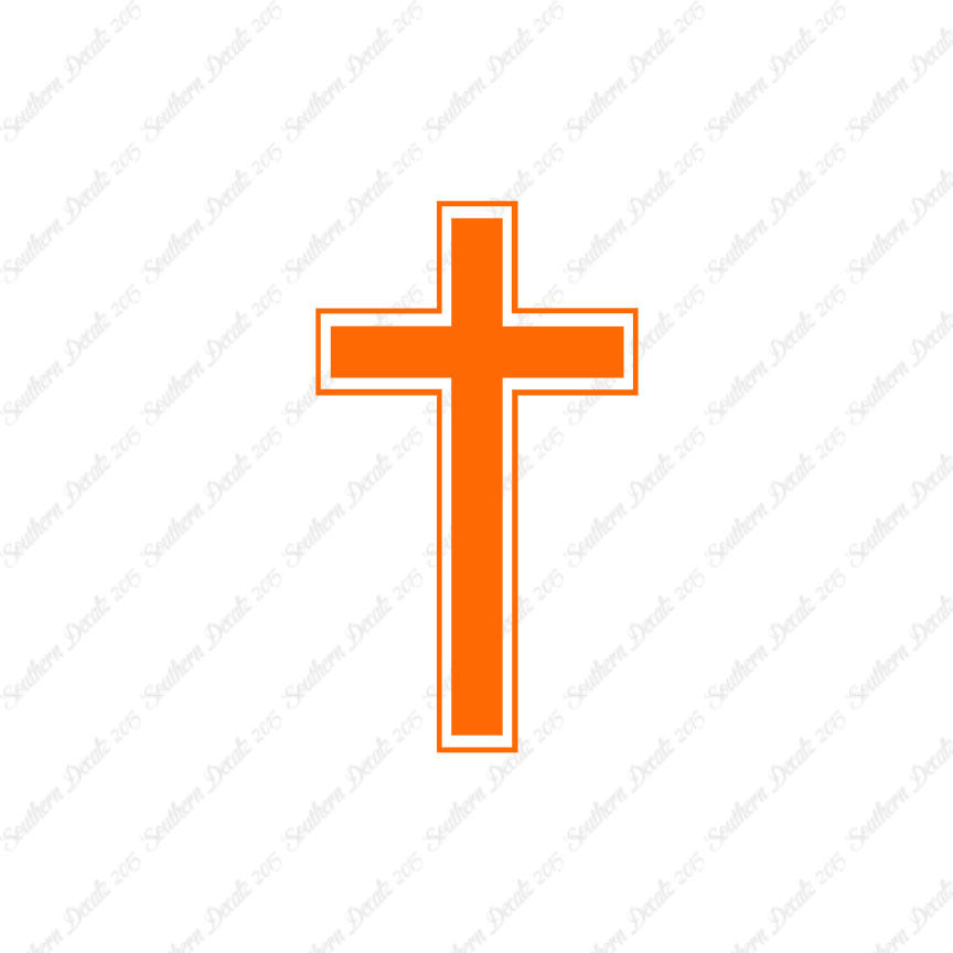 Outlined Cross