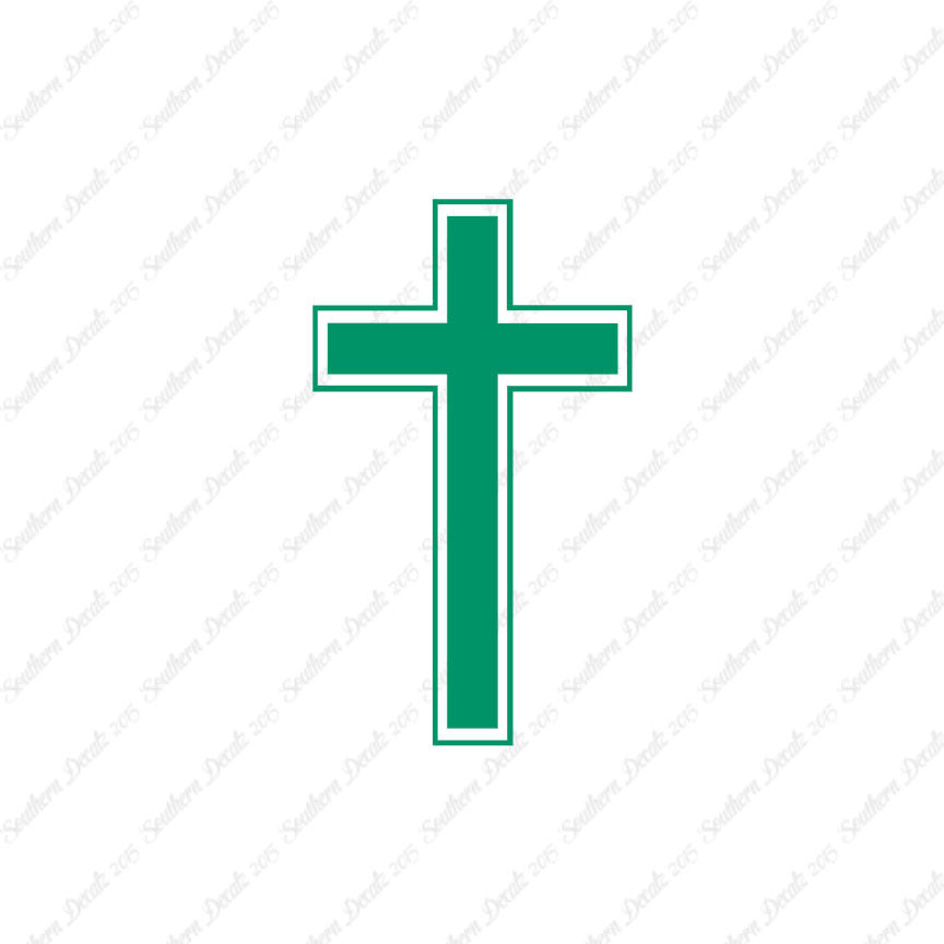 Outlined Cross