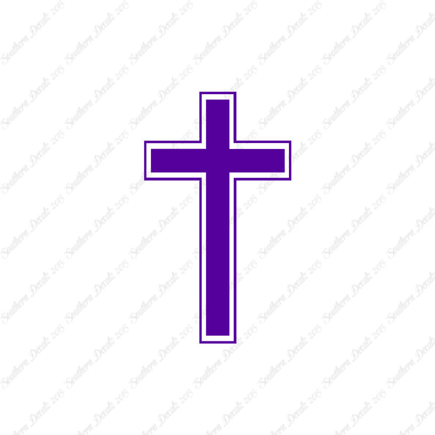 Outlined Cross