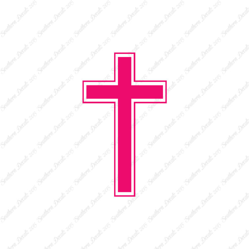 Outlined Cross