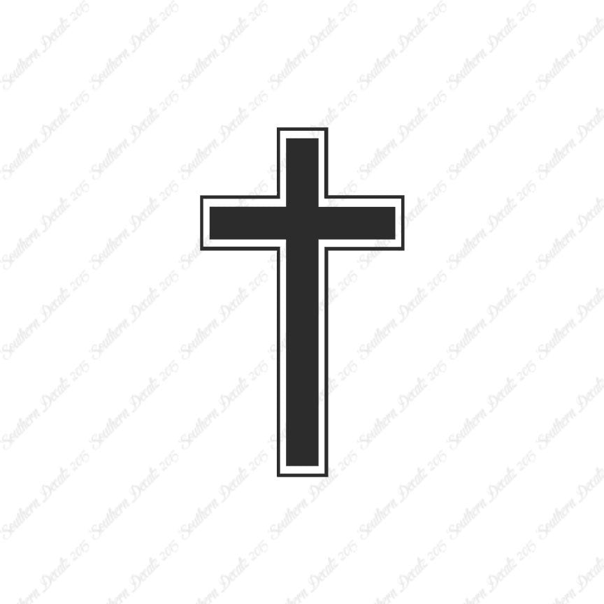 Outlined Cross