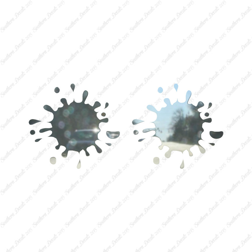 Pair Of Paint Splatter