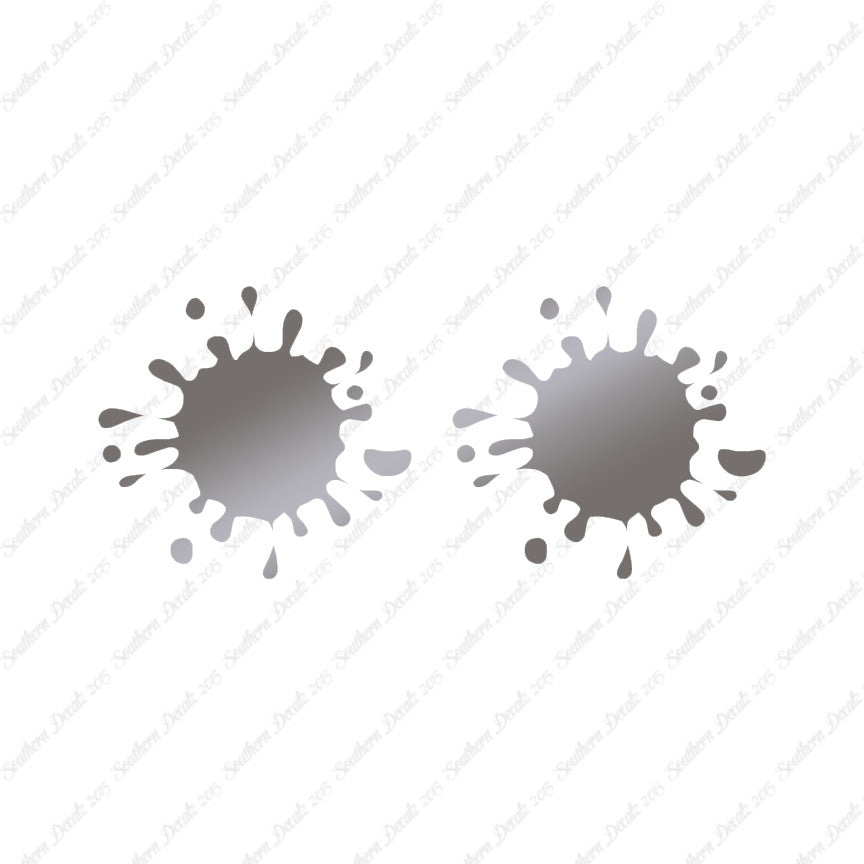 Pair Of Paint Splatter