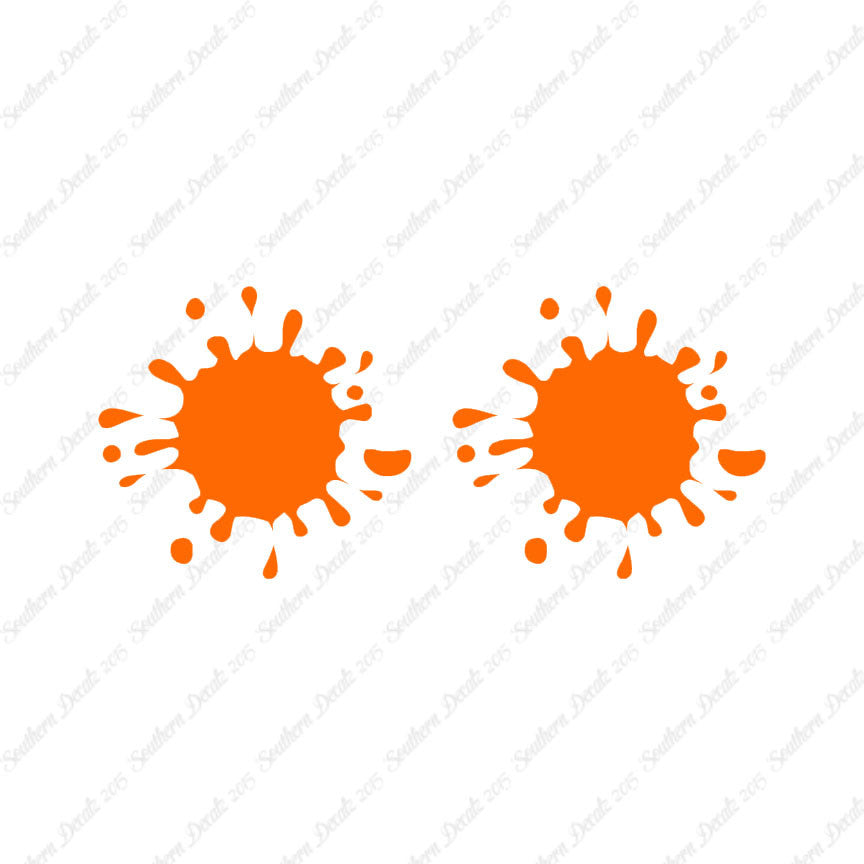 Pair Of Paint Splatter