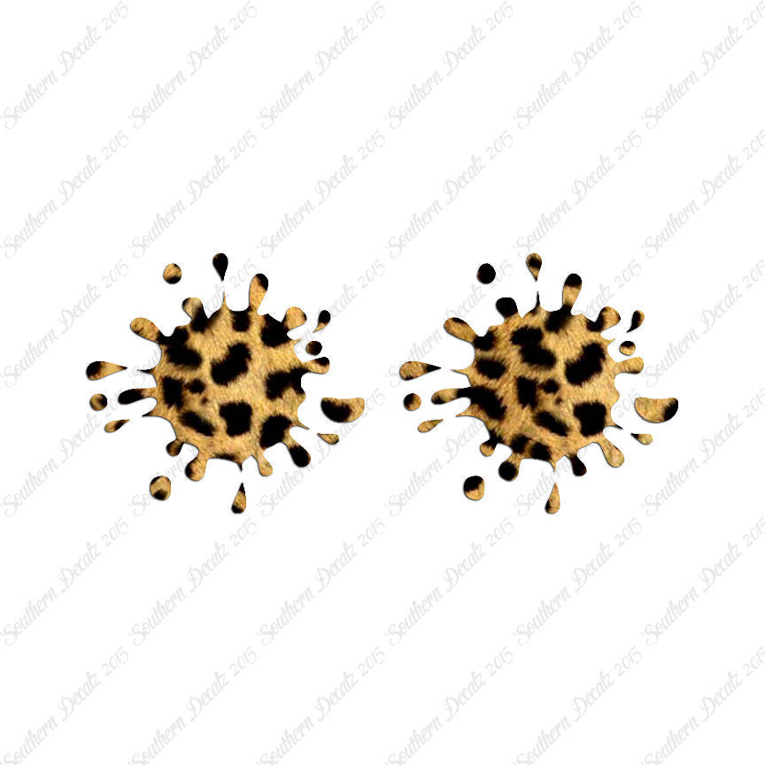 Pair Of Paint Splatter