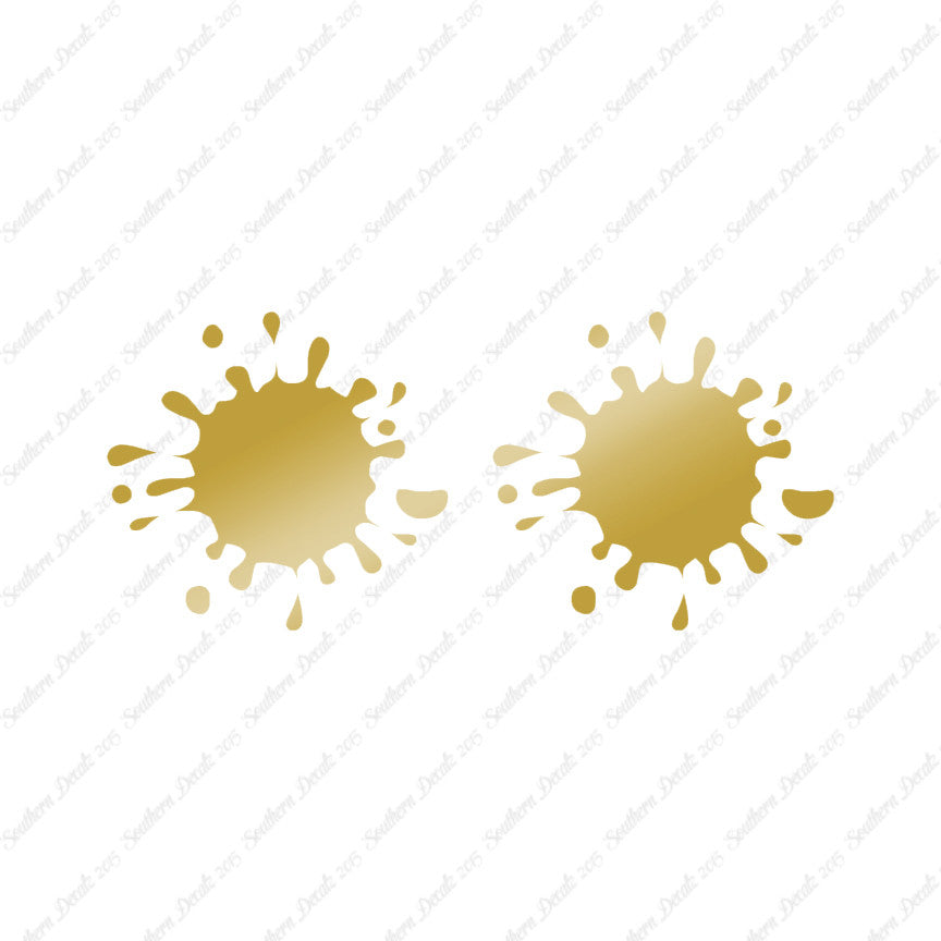 Pair Of Paint Splatter