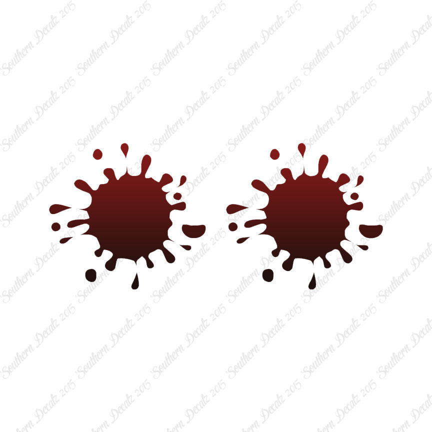 Pair Of Paint Splatter