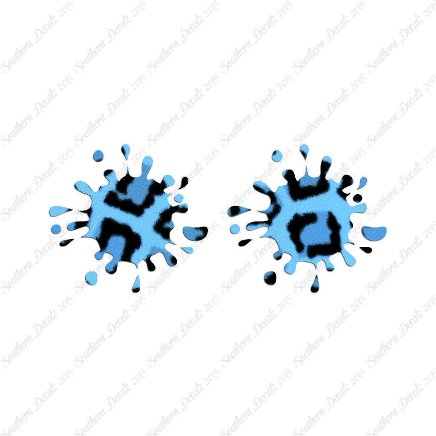 Pair Of Paint Splatter