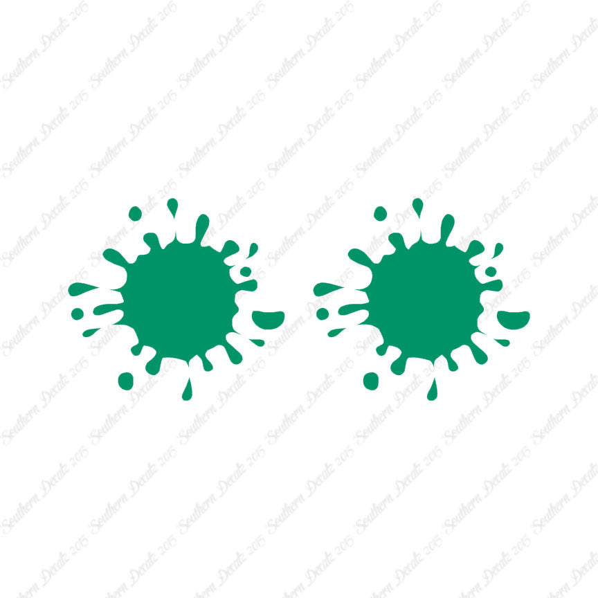 Pair Of Paint Splatter