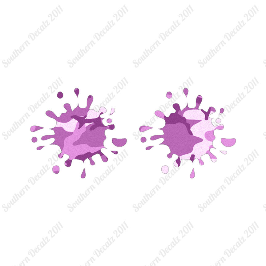 Pair Of Paint Splatter
