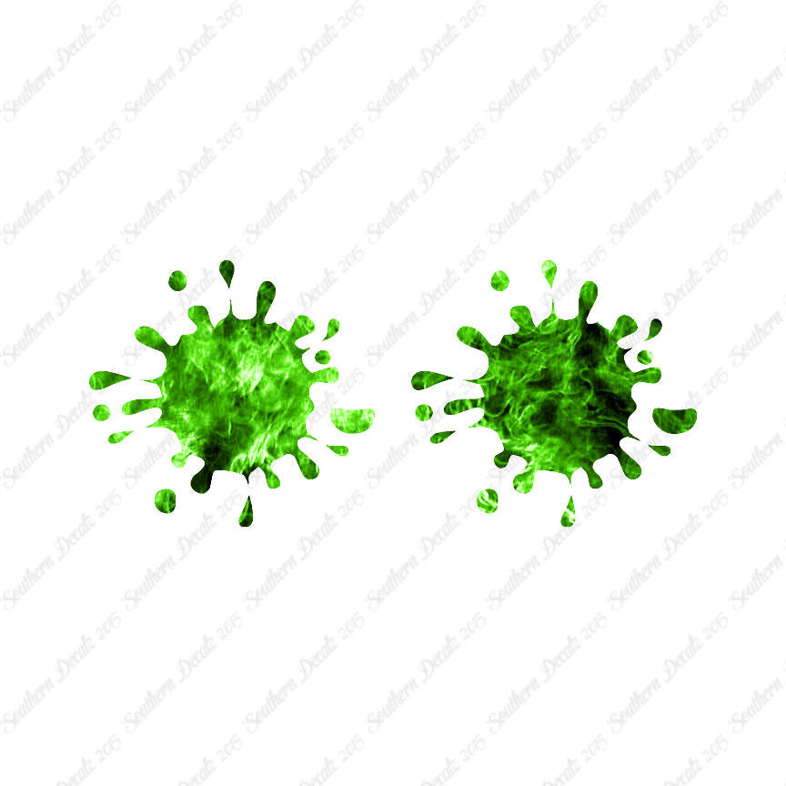 Pair Of Paint Splatter