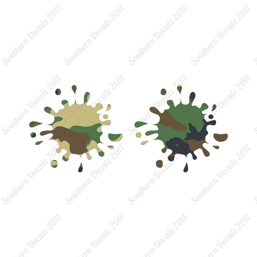 Pair Of Paint Splatter