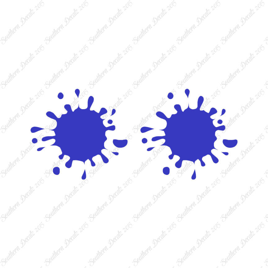 Pair Of Paint Splatter