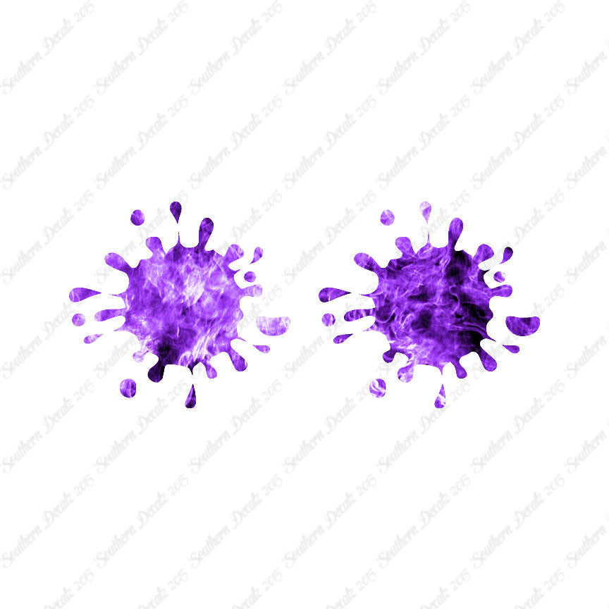 Pair Of Paint Splatter