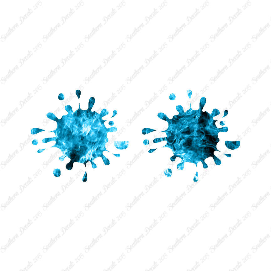 Pair Of Paint Splatter