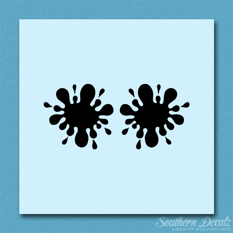 Pair Of Paint Ball Splatter