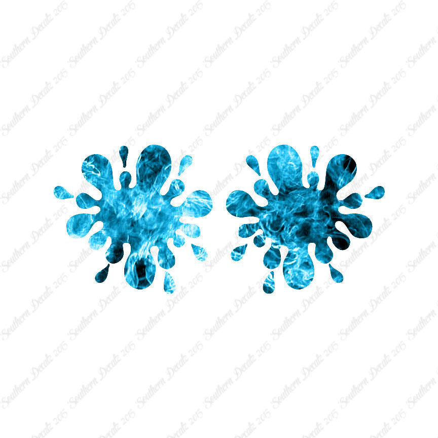 Pair Of Paint Ball Splatter
