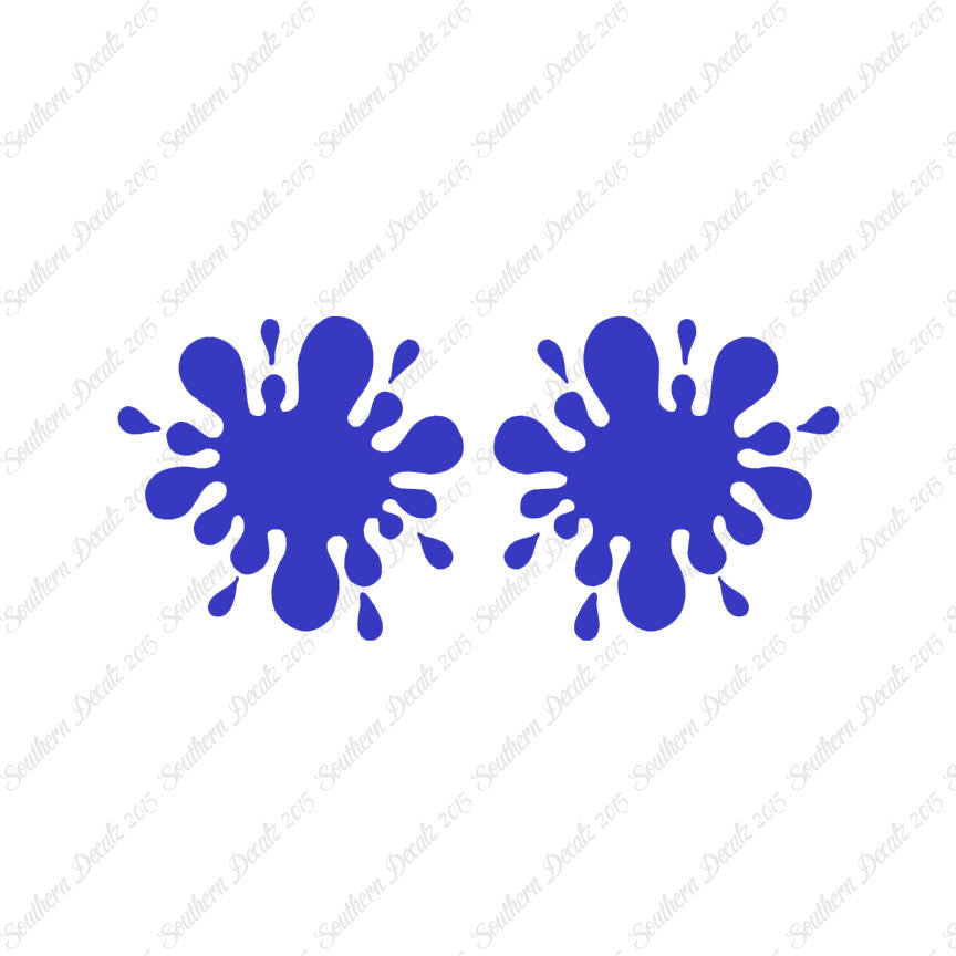 Pair Of Paint Ball Splatter