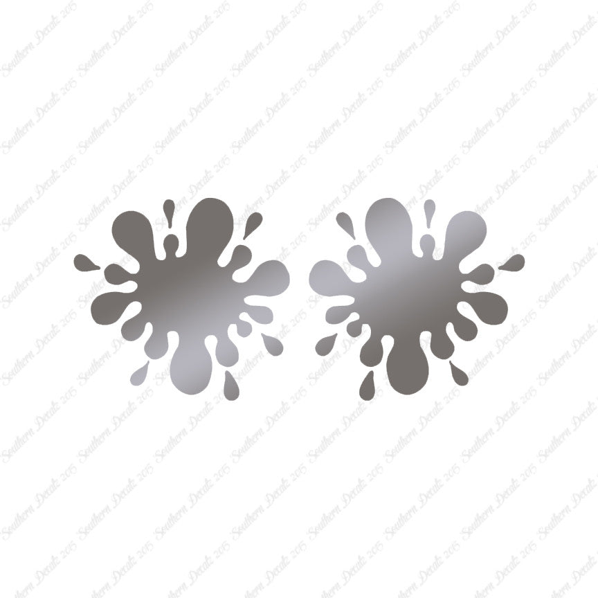 Pair Of Paint Ball Splatter