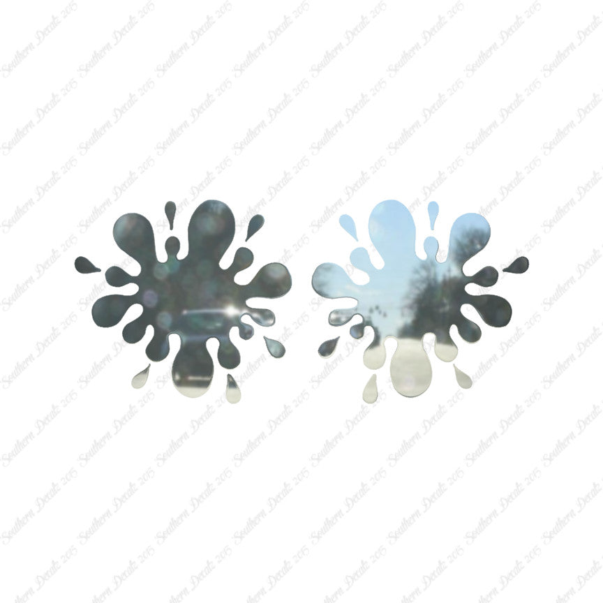 Pair Of Paint Ball Splatter