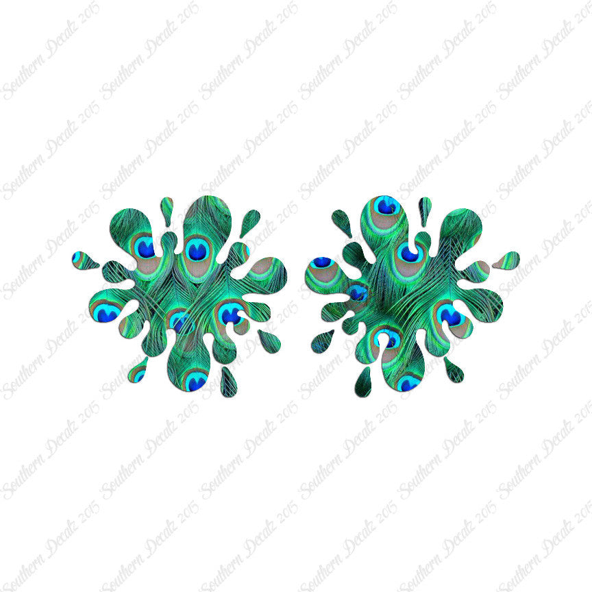 Pair Of Paint Ball Splatter