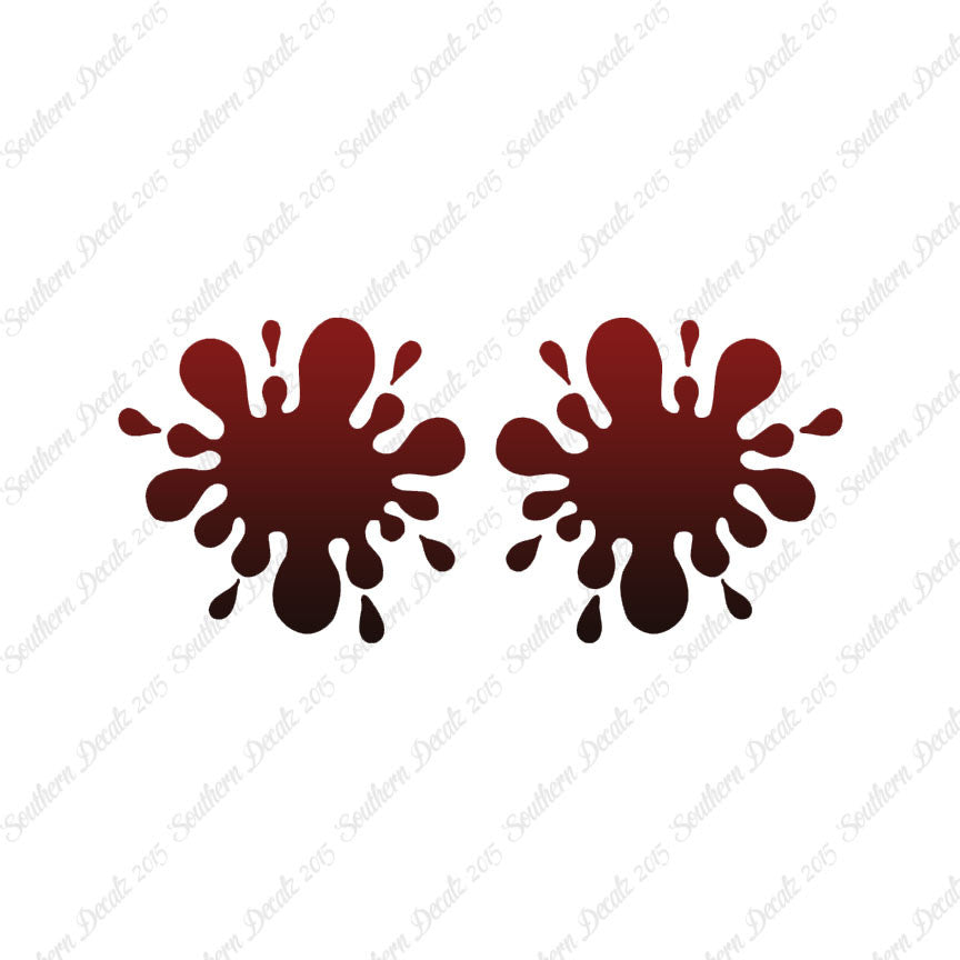 Pair Of Paint Ball Splatter