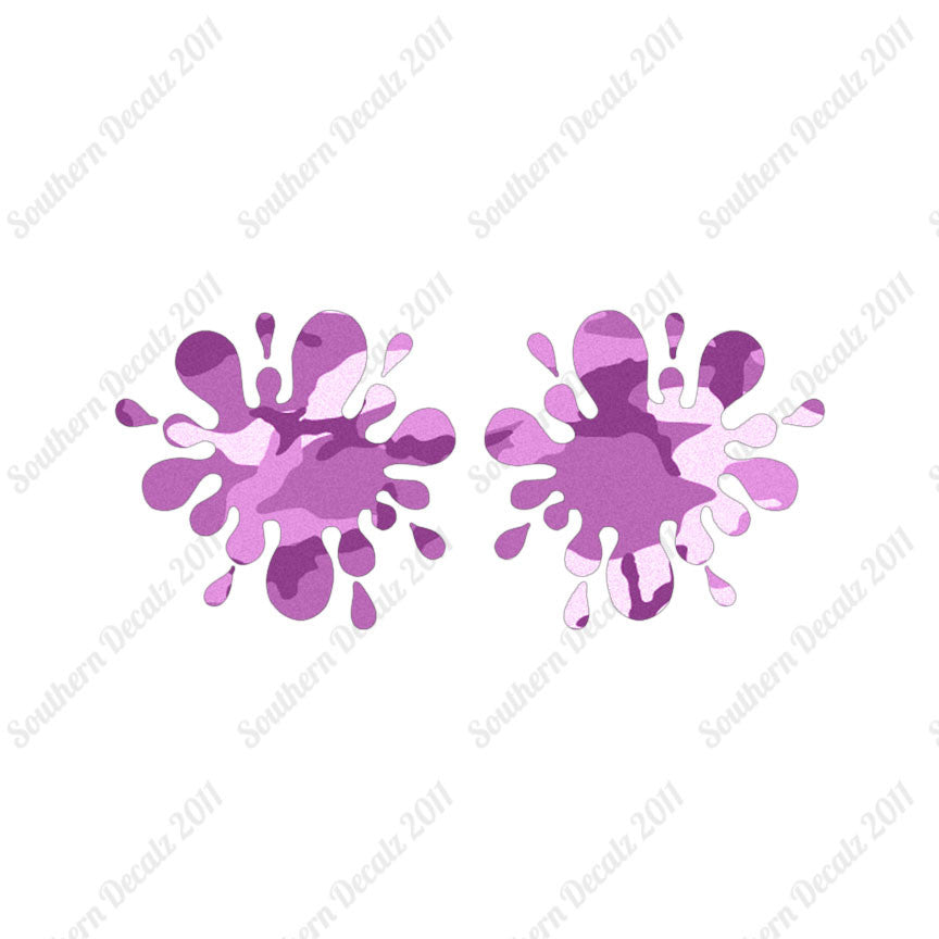 Pair Of Paint Ball Splatter