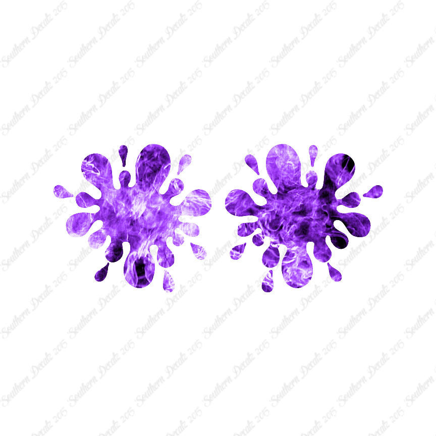Pair Of Paint Ball Splatter