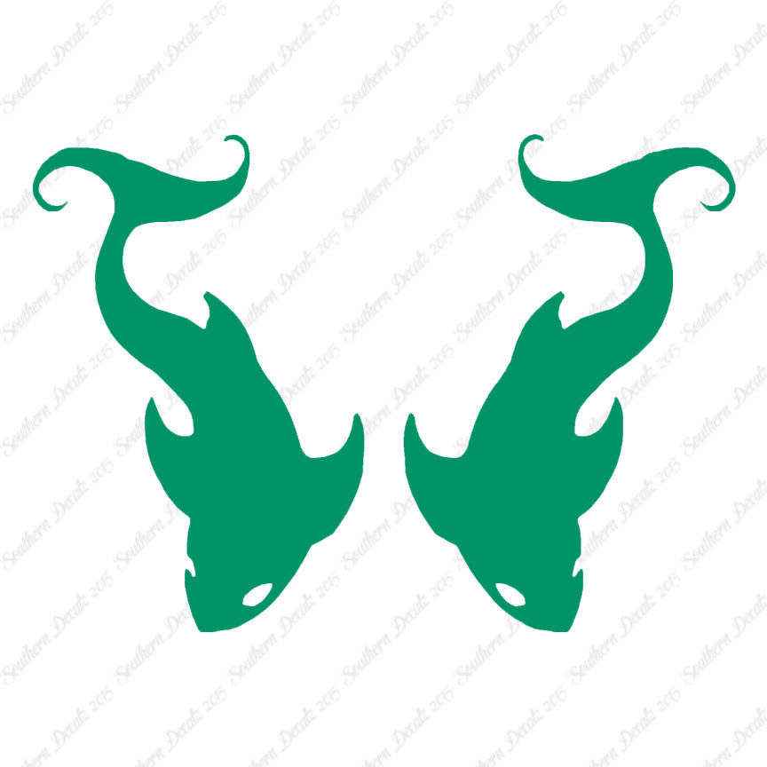 Pair Of Tribal Shark Fish