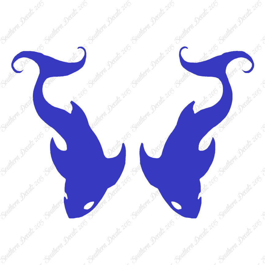 Pair Of Tribal Shark Fish