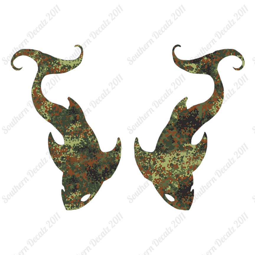 Pair Of Tribal Shark Fish