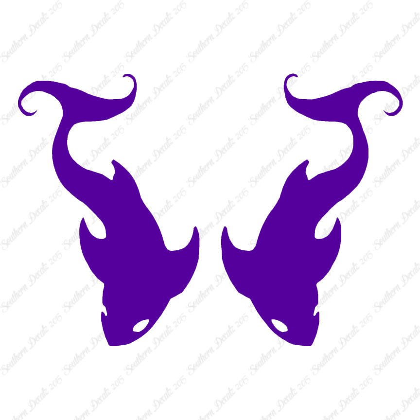 Pair Of Tribal Shark Fish
