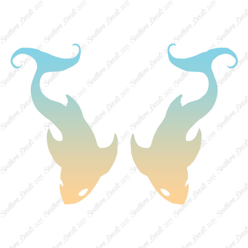Pair Of Tribal Shark Fish