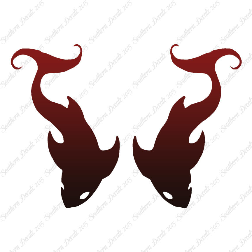 Pair Of Tribal Shark Fish