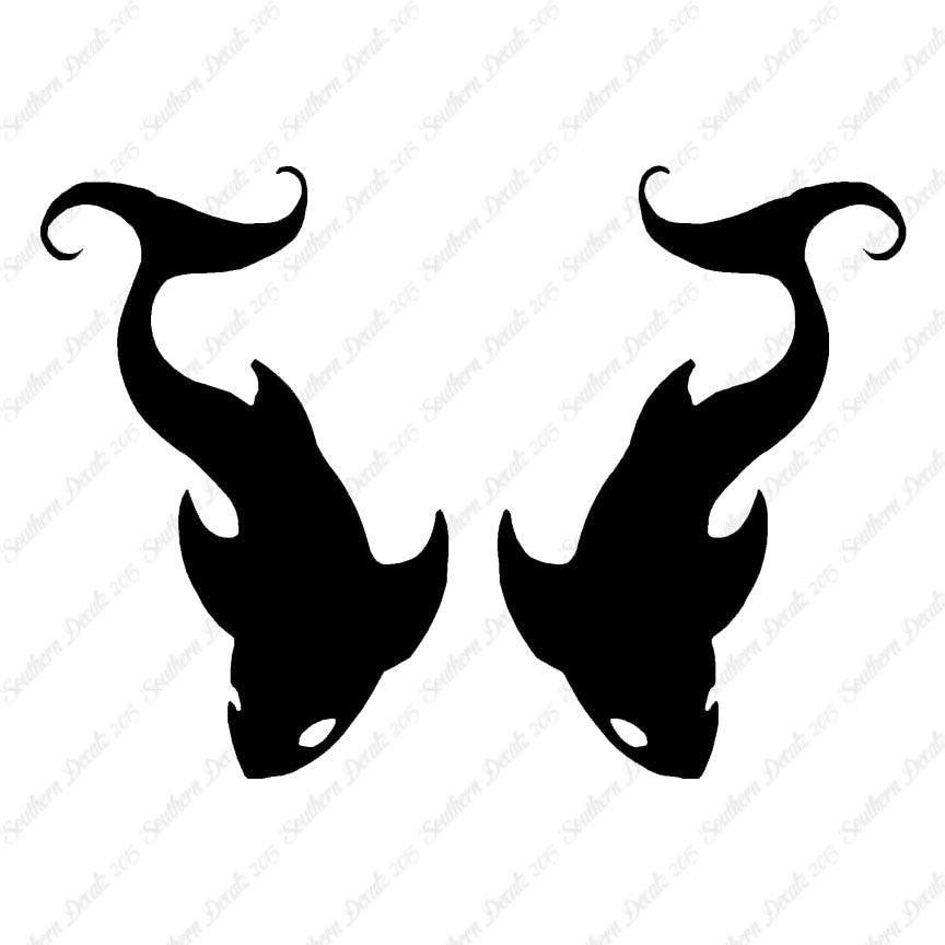 Pair Of Tribal Shark Fish
