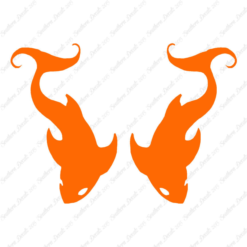 Pair Of Tribal Shark Fish