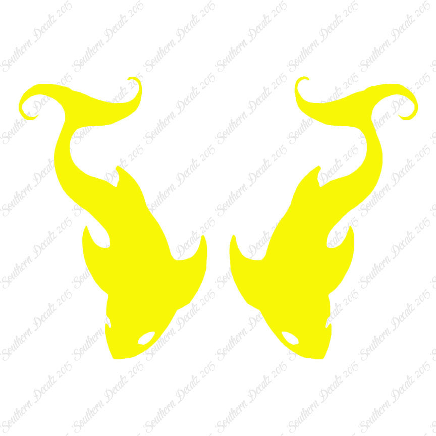 Pair Of Tribal Shark Fish