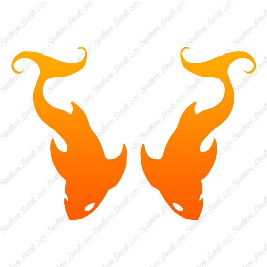 Pair Of Tribal Shark Fish