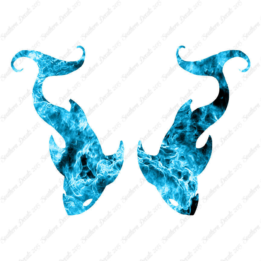 Pair Of Tribal Shark Fish