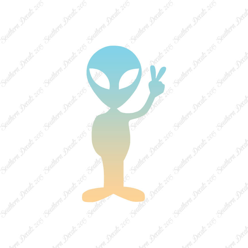 Peace Sign Alien