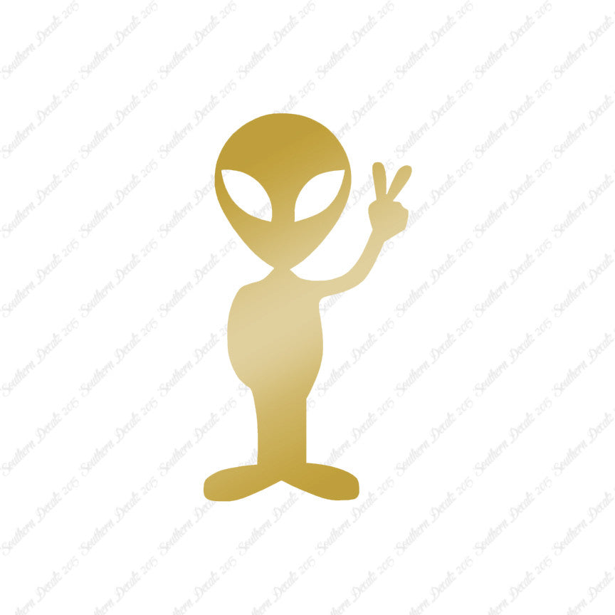 Peace Sign Alien