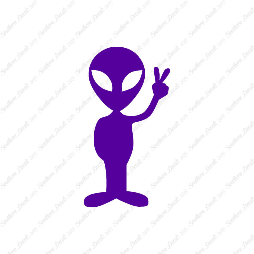 Peace Sign Alien