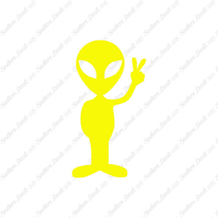 Peace Sign Alien
