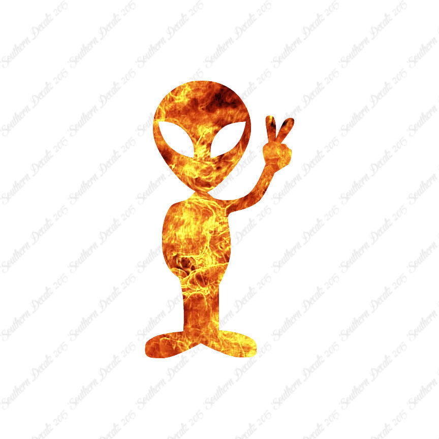 Peace Sign Alien