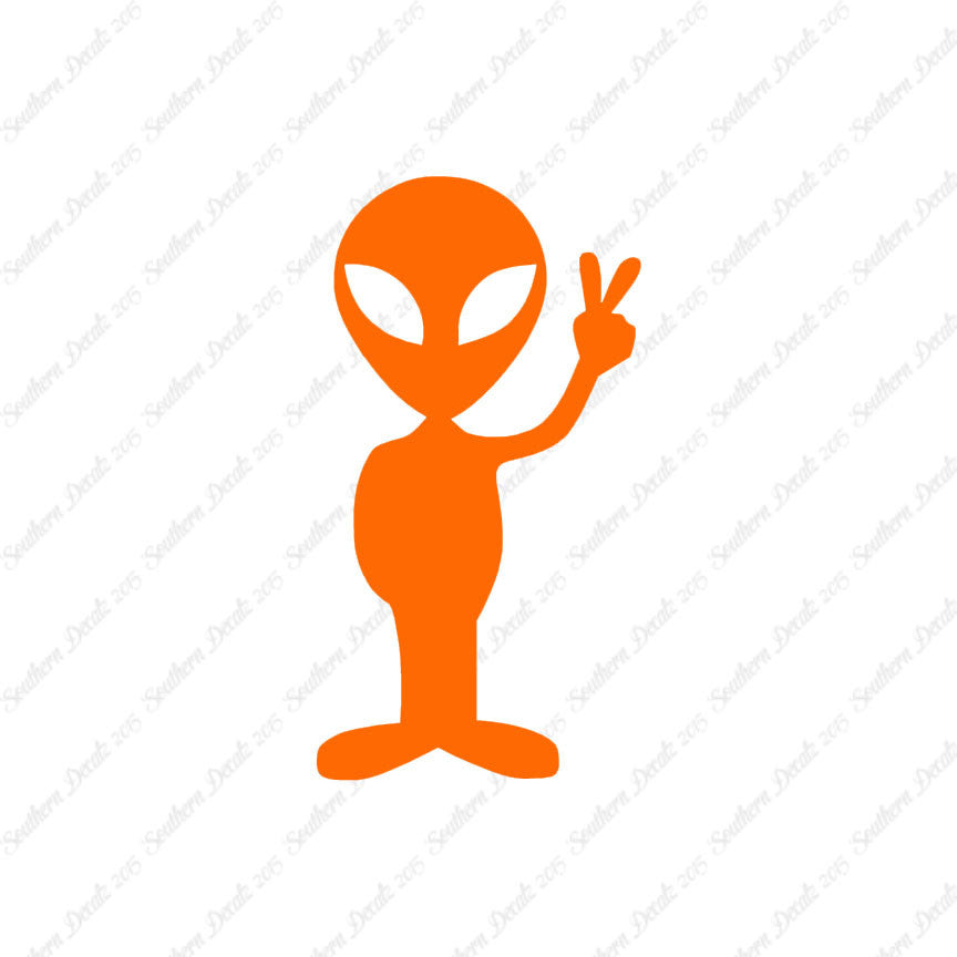 Peace Sign Alien