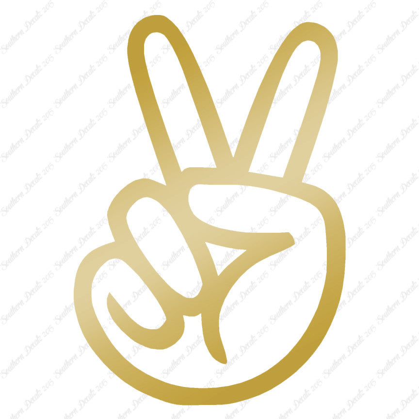 Peace Hand Sign
