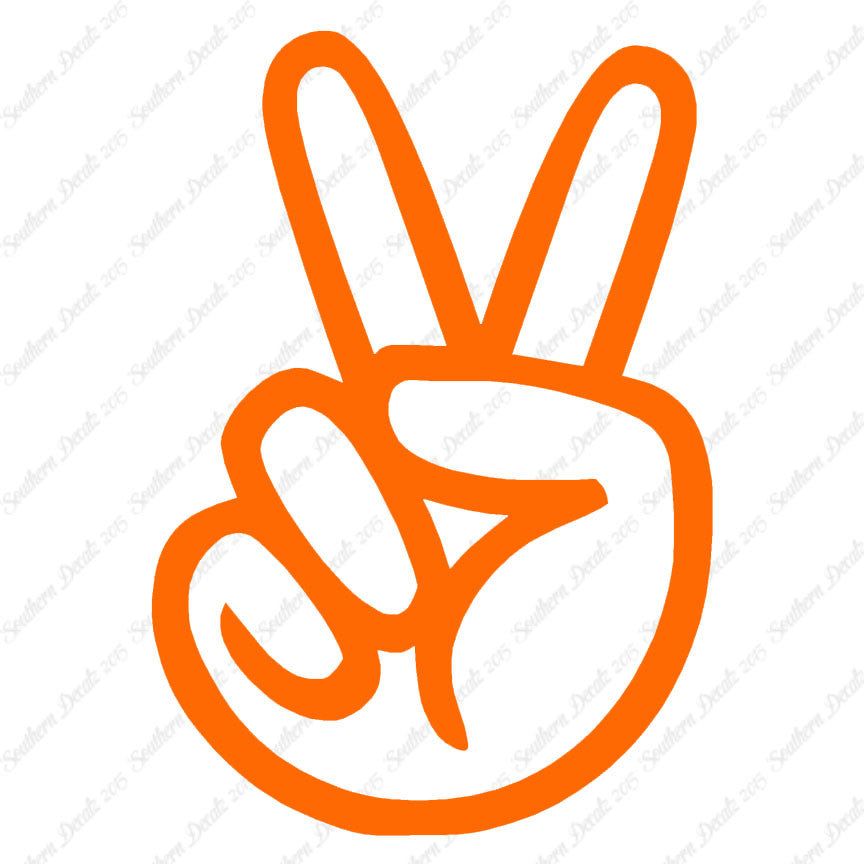 Peace Hand Sign