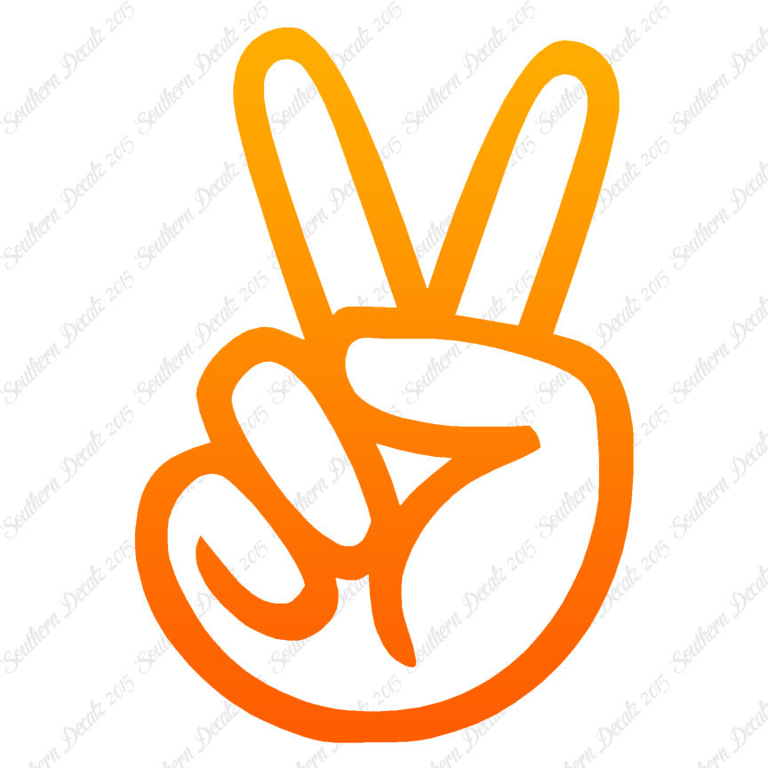 Peace Hand Sign