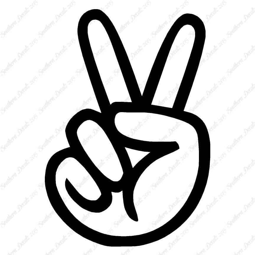 Peace Hand Sign